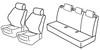 Set coprisedili Superior - Nero/Rosso - Seat Leon (09/05>12/12)