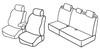 Set coprisedili Superior - Nero/Rosso - Ford Focus 5p (02/05>02/11) - Ford Focus Wagon (02/05>05/11)