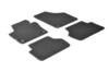 Set tappeti su misura in moquette - Nero -  Volkswagen Tiguan (12/07>04/16)