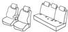 Set coprisedili Superior - Grigio/Nero - Renault Clio IV 5p (10/12>) - Renault Clio IV Sporter (04/13>)