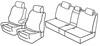 Set coprisedili Superior - Nero/Blu - Mazda CX-5 (04/12>05/17)