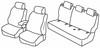 Set coprisedili Superior - Nocciola - Nissan Qashqai (Visia) (01/14>07/17)