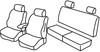 Set coprisedili Superior - Grigio/Nero - Toyota Hilux Pick-Up (06/16>)