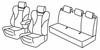 Set coprisedili Superior - Nero/Blu - Audi A1 Sportback 5p (02/12>01/15)