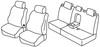 Set coprisedili Superior - Grigio/Nero - Ford Kuga (Titanium) (06/08>02/13)
