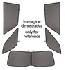 Kit tendine Privacy -  Opel Adam (02/13>) -  Opel Adam Rocks (09/14>)