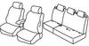 Set coprisedili Superior - Grigio/Nero - Fiat Dobl 5p (01/10>) - Opel Combo Tour 5p (04/12>12/17)