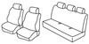 Set coprisedili Superior - Nero/Grigio - Fiat Punto 5p (fino al 2001) (09/99>2001)