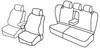 Set coprisedili Superior - Beige - Mercedes Classe C 4p (fino al 3/2004) (05/00>03/04)