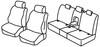 Set coprisedili Superior - Nero/Rosso - Land Rover Discovery (01/17>)