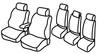 Set coprisedili Superior - Nero/Grigio - Volkswagen Touran (Trendline) (05/03>10/06)