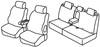 Set coprisedili Superior - Nero/Grigio - Peugeot 307 5p (dal 2006) (2006>08/07)