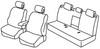 Set coprisedili Superior - Grigio/Nero - Renault Laguna III 5p (10/07>04/13)