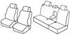 Set coprisedili Superior - Nero/Rosso - Land Rover Freelander (dal 10/2003) (10/03>11/06)