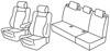 Set coprisedili Superior - Nero/Grigio - Opel Astra J Sports Tourer (11/10>02/16)