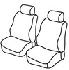 Set coprisedili Superior - Nero/Grigio - Renault Kangoo (van) (08/97>01/08)