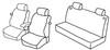Set coprisedili Superior - Nero/Rosso - Volkswagen Golf IV 3p (fino al 1999) (10/97>1999)