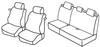 Set coprisedili Superior - Grigio/Nero - Peugeot 207 3p (05/06>11/12) - Peugeot 207 Plus 3p (02/13>08/14)