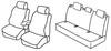 Set coprisedili Superior - Nero/Rosso - Audi A3 Sportback 5p (09/04>10/12)