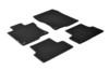 Set tappeti su misura in moquette - Nero -  Honda Accord 4p (06/08>11/11) -  Honda Accord 4p (12/11>09/14) -  Honda Accord Tourer (07/08>11/11) -  Honda Accord Tourer (12/11>12/13)