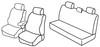 Set coprisedili Superior - Nero/Rosso - Dacia Duster (05/10>05/12)