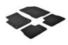 Set tappeti su misura in moquette - Nero -  Peugeot 208 3p (04/12>07/18) -  Peugeot 208 5p (04/12>)