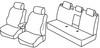 Set coprisedili Superior - Nero/Blu - Seat Toledo (01/13>07/15)