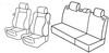 Set coprisedili Superior - Nero/Grigio - Seat Ibiza 3p (fino al 2005) (01/02>2005)