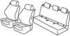Set coprisedili Superior - Nero/Blu - Opel Corsa 3p (12/14>)