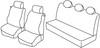 Set coprisedili Superior - Nero/Grigio - Lancia Ypsilon 3p (09/03>05/11) - Lancia Ypsilon Unyca 3p (06/11>12/13)