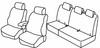 Set coprisedili Superior - Nero/Rosso - Renault Kangoo 5p (Maxi) (02/08>)