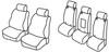 Set coprisedili Superior - Nero/Grigio - Toyota Verso (06/09>02/13)