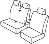 Set coprisedili Superior - Grigio/Nero - Renault Master (van) (Dal 2002) (2002>01/10)