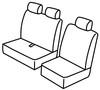 Set coprisedili Superior - Nero/Grigio - Fiat Scudo (van) (01/95>12/06)