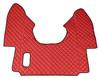 Tappeto centrale in similpelle - Rosso - Daf XF95 (11/01>12/07) automatico