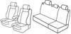 Set coprisedili Superior - Grigio/Nero - Toyota Corolla 5p (01/02>12/07)