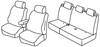 Set coprisedili Superior - Nero/Rosso - Ford Ecosport (02/18>)