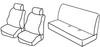 Set coprisedili Superior - Nero/Rosso - Renault Kangoo 5p (dal 2007) (2007>01/08)
