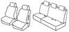 Set coprisedili Superior - Grigio/Nero - Fiat Sedici (03/06>05/15)
