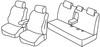 Set coprisedili Superior - Nero/Blu - Toyota Rav4 (Hybrid) (11/17>02/19)