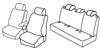 Set coprisedili Superior - Beige - Volkswagen Golf VI 5p (Trendline) (11/08>10/12)