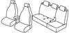 Set coprisedili Superior - Nocciola - Fiat 500L (09/12>)