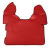 Tappeto centrale in similpelle - Rosso - Daf XF 105 (02/04>12/14) automatico