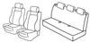 Set coprisedili Superior - Nero/Rosso - Opel Corsa 5p (Sport Edition) (09/06>11/14)