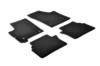 Set tappeti su misura in moquette - Nero -  Opel Meriva (04/03>04/10)