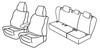 Set coprisedili Superior - Nero/Rosso - Volkswagen Golf V Variant (05/07>09/09)
