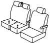 Set coprisedili Superior - Nero/Grigio - Volkswagen Crafter (van) (01/17>)