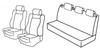 Set coprisedili Superior - Grigio/Nero - Seat Ibiza 5p (06/08>08/15)