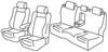 Set coprisedili Superior - Grigio/Nero - Mazda 6 Wagon (01/13>10/18)
