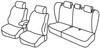 Set coprisedili Superior - Grigio/Nero - Volvo S40 (01/04>12/12)